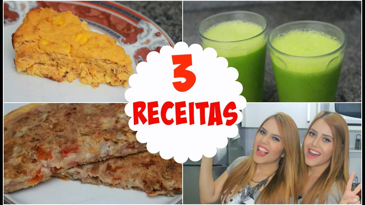 3 RECEITAS FÁCEIS E SAUDÁVEIS SISTERS LELLIS