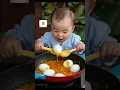 Lagu Baby Eating Boiled Eggs #Babycare #babyfood