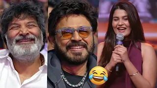 Yuvina Parthavi Speech at Aadarsha Kutumbam Pre-Release Event| Venkatesh|Srinidhi|Trivikram