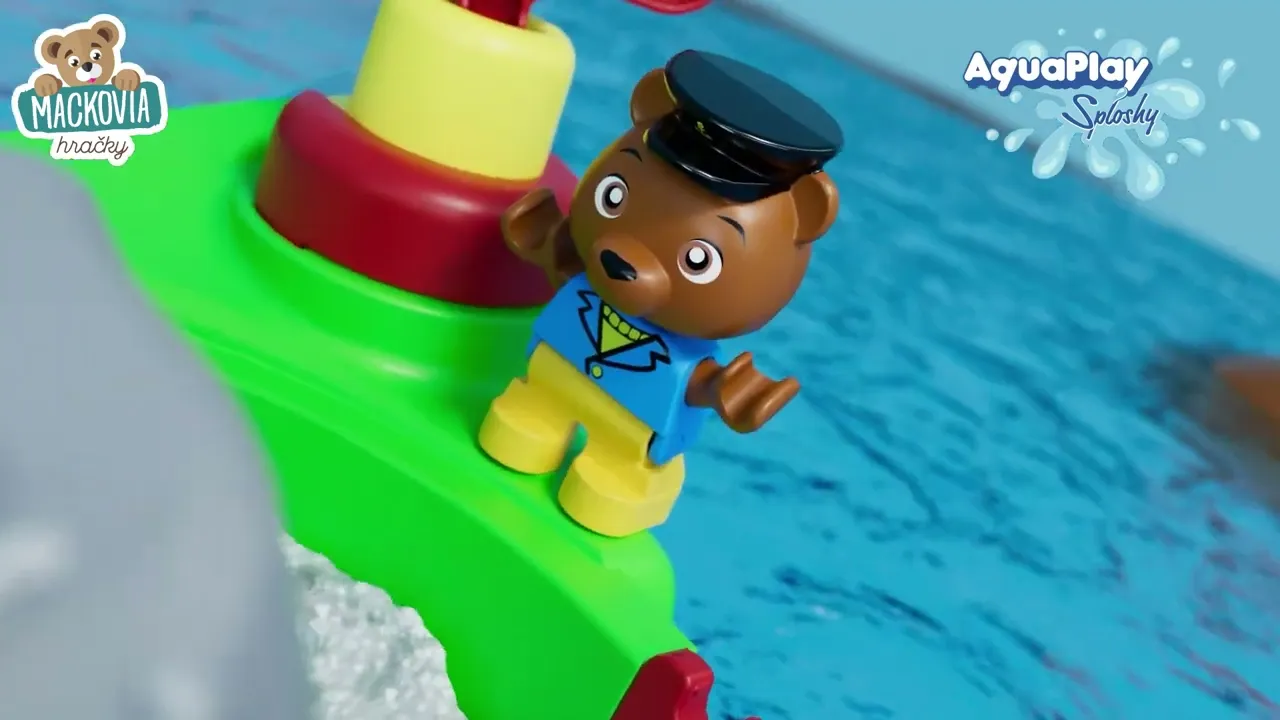 Vodne dráhy pre deti - Vodná dráha do vane kaskáda Cascade Sploshy AquaPlay - 4