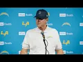 Jim Harbaugh Postgame Press Conference Vs Texans LA Chargers