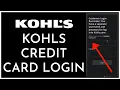 How To Login Kohl s Credit Card Account Sign In To My Kohl s Credit Card 2023
