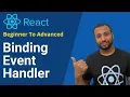 React Bangla Tutorial 23 Event handler binding