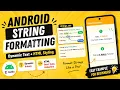 ANDROID - STRING FORMATTING TUTORIAL IN KOTLIN