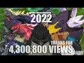 Download Lagu GODZILLA Cartoons PANDY | Complilation Video 2022 : All Monster Fusion Battle!