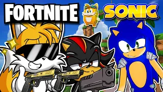 TAILS Plays FORTNITE Sonic Collab! - Making Shadow Proud PEW PEW!