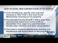 Body of rural New Ulm man found after search