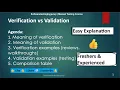 10 Verification vs Validation in Software Testing Simple Explanation with Examples for Interview