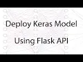 Deploy Keras Model Using Flask Web Service API