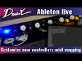 Ableton live how to customize your midi controllers mapping with the user remote script