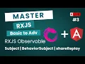 RxJS Operators in Angular Subject BehaviorSubject shareReplay API Catching