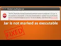 jar is not marked as executable java how to mark as executable ubuntu jar executable bit warning