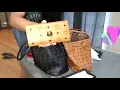 Bag switch winter to summer MCM Liz black to cognac