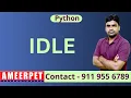 IDLE in Python By Srinivas Ameerpet Technologies