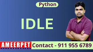 IDLE in Python By Srinivas Ameerpet Technologies