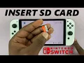 How To Insert SD Card In Nintendo Switch OLED