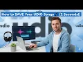 Lagu How to download MP3 file from Udio (when official site does not allow it)