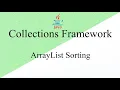 6 Java Collections Framework in Hindi ArrayList Sorting in Ascending Order