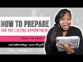 How to Prepare for a Listing Appointment