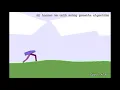 OpenAI Gym Bipedal Walker learns to walk using genetic algorithm