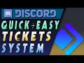 Discord Ticket Bot Commands showing a Dyno Bot Discord Ticketing System Guide