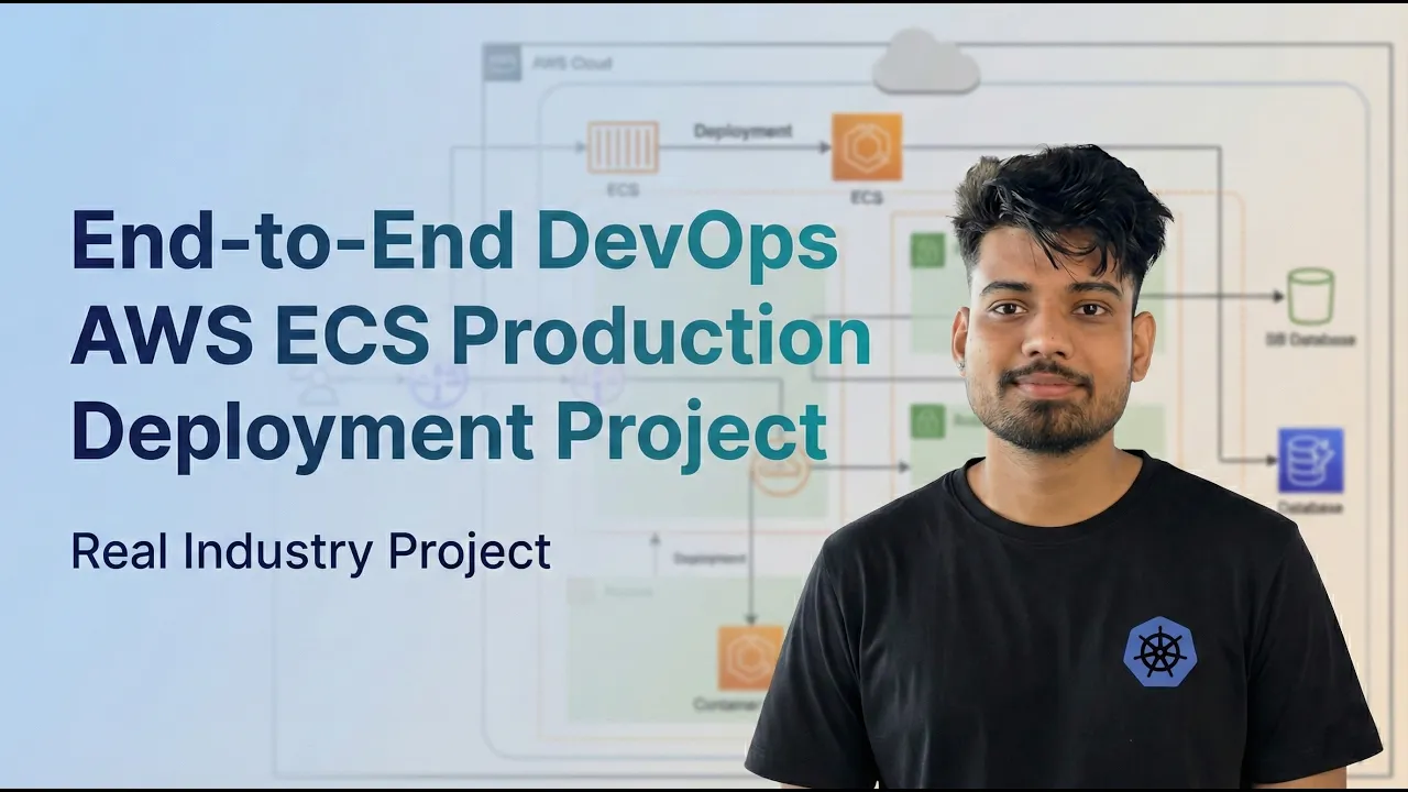 End-to-End AWS ECS DevOps Deployment | Full Production Setup with CI/CD, RDS & ECR | GitHub Actions