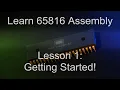 Learn 65816 Assembly Lesson 1 - 8 and 16 bit modes on the 65816