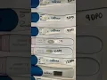 Pregnancy test line progression CLEAR BLUE