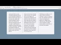 CSS Foundations Multi Column Layout