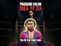 Prichard Colon Dies at 33 The Boxer Who Fought for His Life for 10 Years