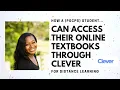 How a PGCPS Student Can Access Their Online Textbooks Through Clever