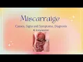 MISCARRIAGE Causes Signs and Symptoms Diagnosis and Treatment
