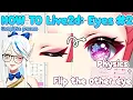 HOW TO Live2d Eyes Tutorial - Physics Copy Flip the other eye