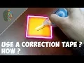 Lagu How to simply use a correction tape