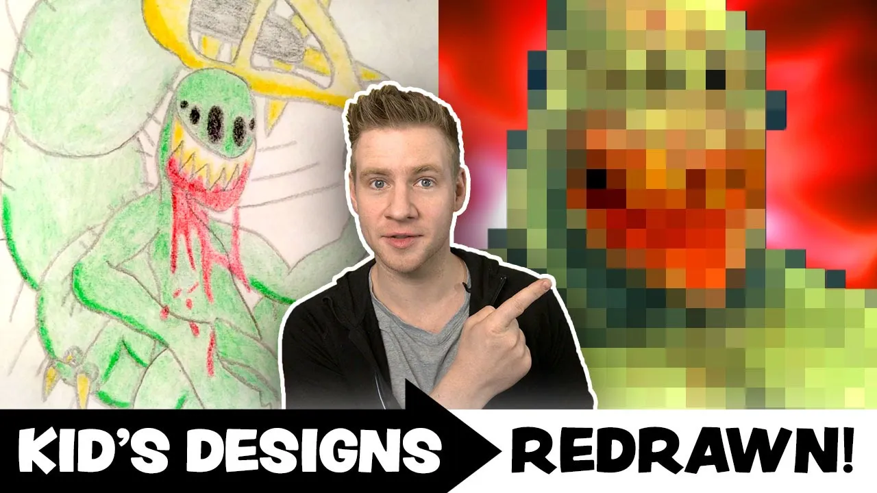 KID'S ART Redrawn by a PROFESSIONAL ARTIST! - Ep.7