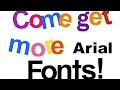 darkpinkfox300 Arial fonts Zyppp - Creates