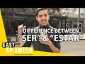 Difference between verbs SER ESTAR Super Easy Spanish 11