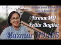 Mazmur 119:105▫️Pdt. Romauli Siahaan▫️RH Jumat, 12 November 2021▫️cover- FirmanMu Pelita Bagi Kakiku