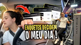 AS ETIQUETAS DECIDEM MEU DIA POR 24 HORAS 😱😱