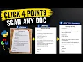 Build a Document Scanner in Python OpenCV Perspective Transform