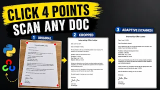 Build a Document Scanner in Python OpenCV Perspective Transform