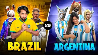 নেহার Pro Argentina Squad 🇦🇷 VS প্রো রুবেল ভাইয়ের Bot Brazil Squad 🇧🇷 | কে জিতবে? 🤔
