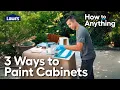 How to Paint Cabinets 3 Ways How To Anything