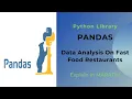 Python Pandas Project Data Analysis on Fast Food Restaurants