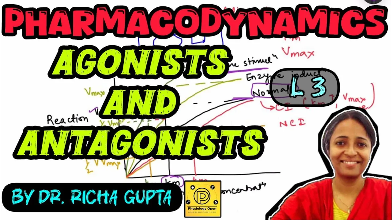 Pharmacodynamics pharmacology  Lec 3: Agonists and antagonists