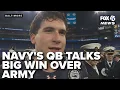 Navy s QB Blake Horvath talks big win over Army in Baltimore