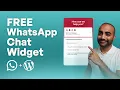 How to Add a FREE WhatsApp Chat Widget to WordPress