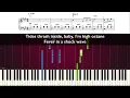 Suki Waterhouse - Good Looking - Piano Tutorial with Sheet Music
