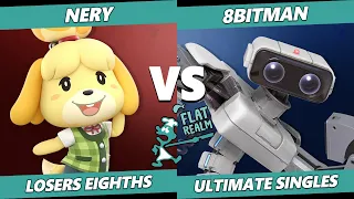 Flat Realm 8 Top 8 Losers - 8BitMan ROB Vs TS Nery Isabelle Smash Ultimate SSBU