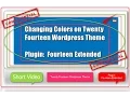 How to Change Colors to Twenty Fourteen Wordpress Theme Without Coding
